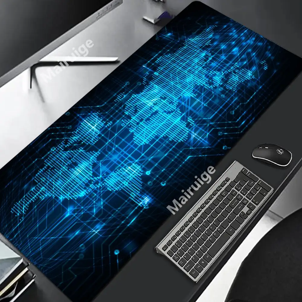 

map Mouse Pad Large Computer Office Game Table Mats XXL Rubber Anti-slip Gaming Keyboard Mousepads Long Desk Pads