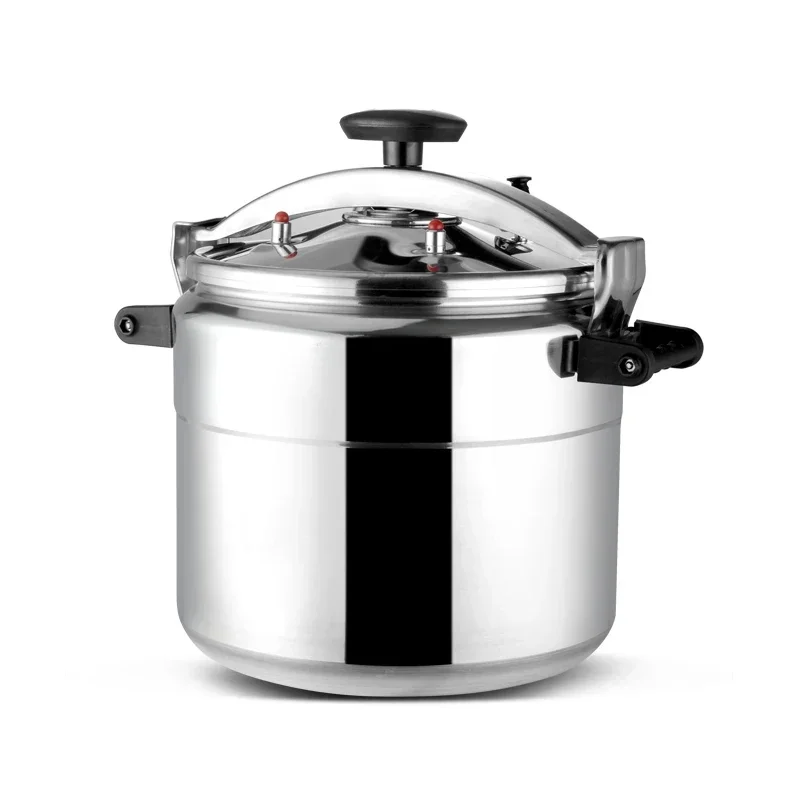 Aluminum alloy Double bottom pressure cooker 80L Commercial explosion-proof Large cooker pressure induction cooker Gas universal