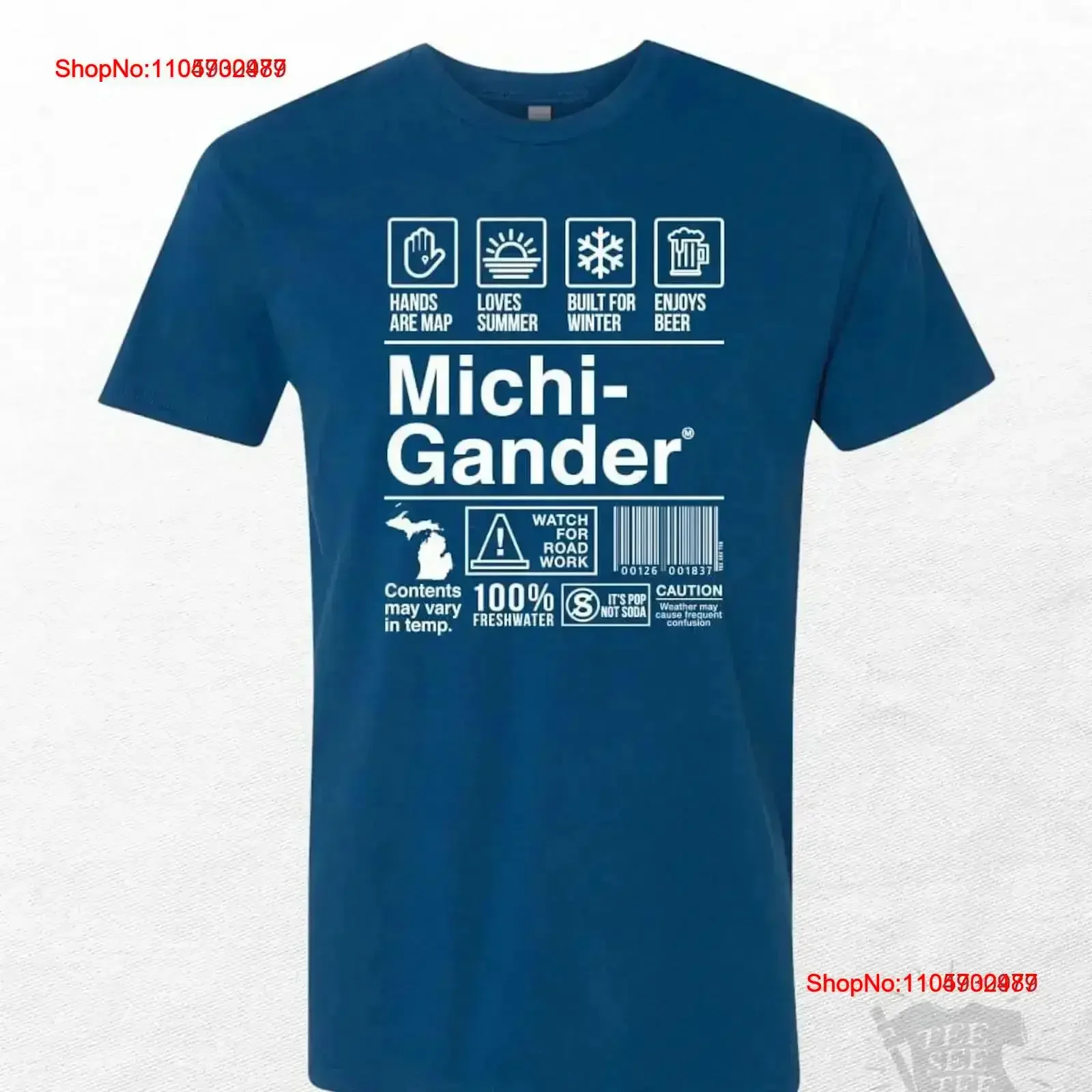 Michigander FYI T Shirt See Exclusive vintage Washed fashion Slightly homme Comfortable designer clothes Casual Stylish