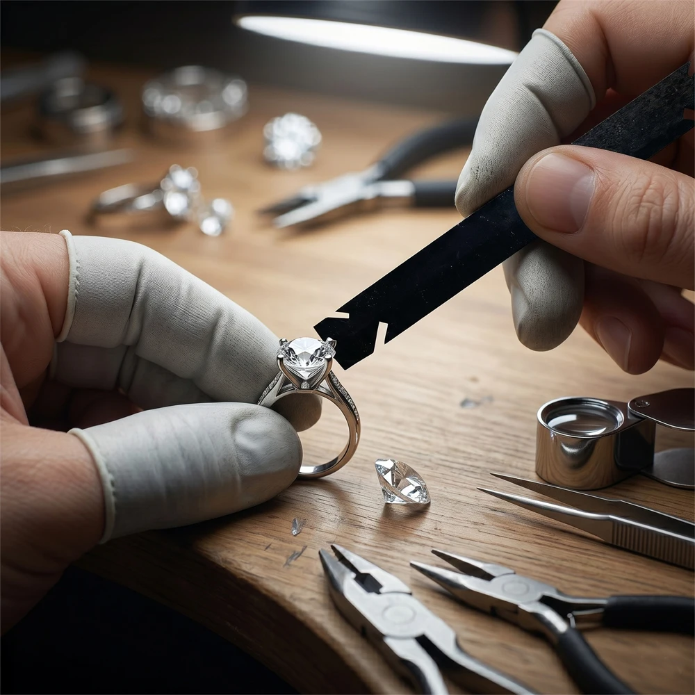 Stone Claw Plier and Diamond Opening Strip for Jewellery Making Repair Stone Setting Bezel Removal Tool Set Jewelry Tools
