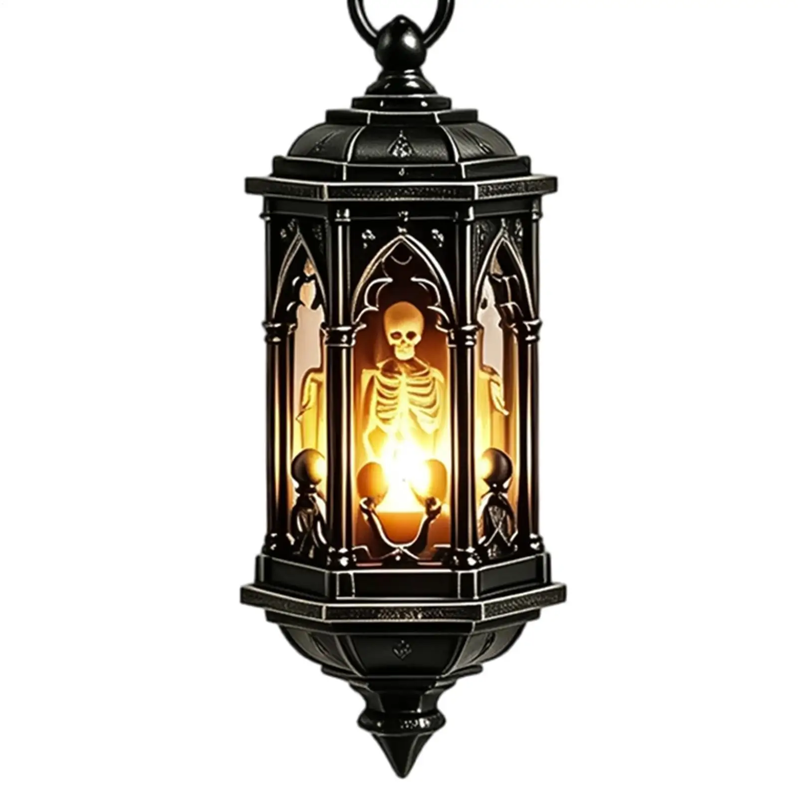 Library Lantern Skeleton Hand Wireless Bookcase Lantern LED Bookcase Light For Kids Teens Adults Students Readers Writers