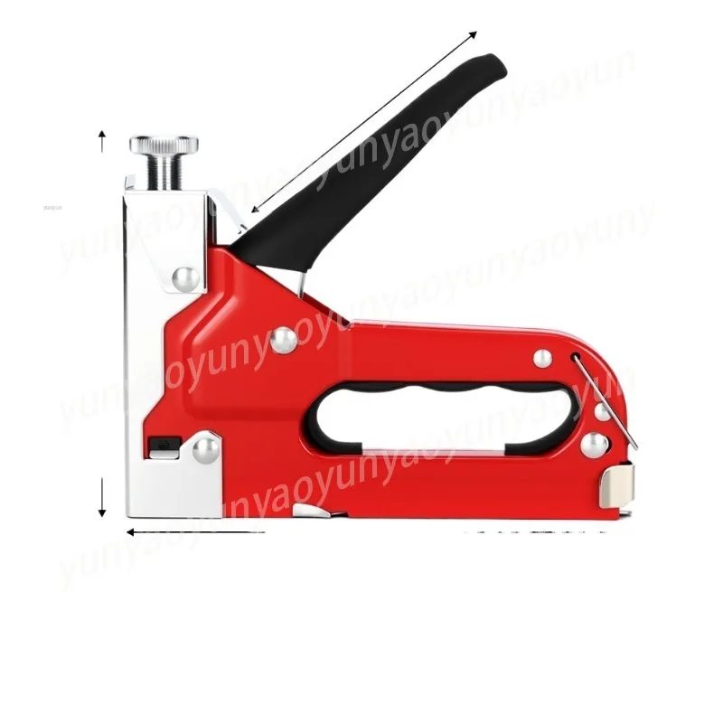 Manual Three-in-one Multi-functional Nail Gun, Suitable for U-shaped, T-shaped, Door-shaped Code Nails