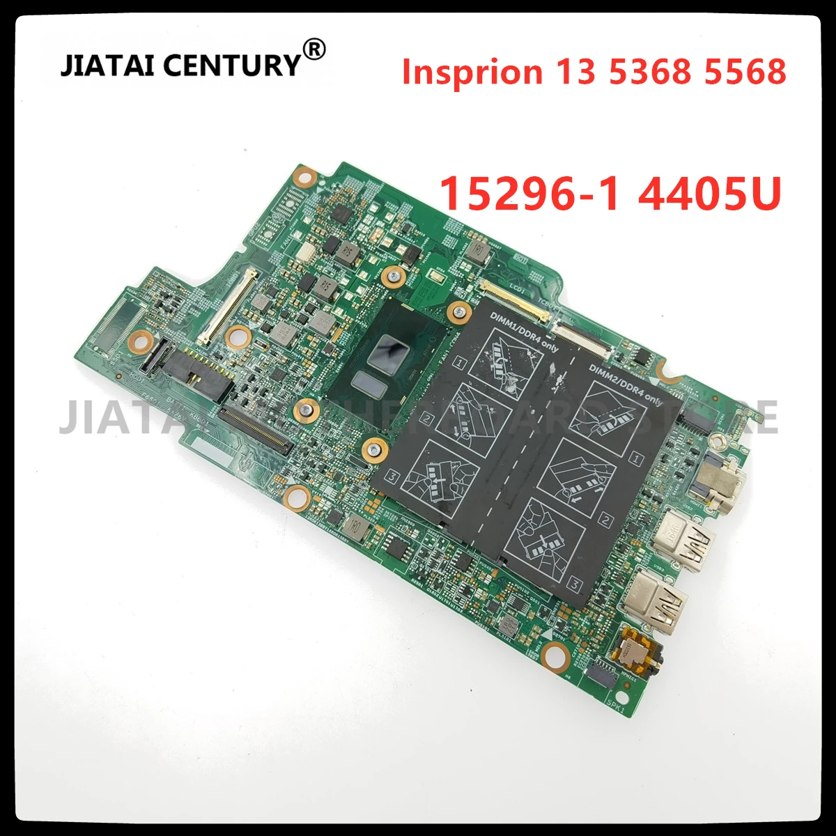 For DELL Insprion 13 5368 5568 SR2EX Pentium 4405U 2.1GH Notebook Mainboard  CN-0C1HX7 0C1HX7 Laptop motherboard 15296-1 DDR4