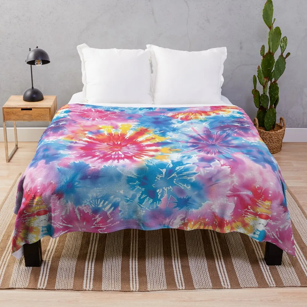 TIE DYE 28 Throw Blanket anime warm for winter Luxury Throw Quilt Blankets