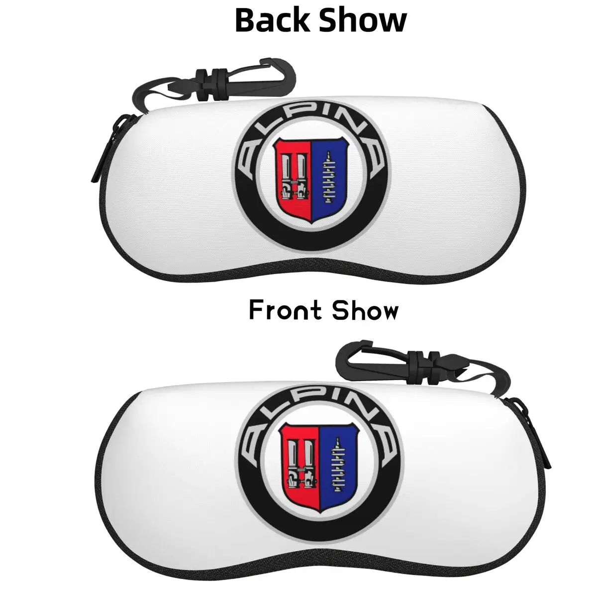 

Alpina-классический автомобильный логотип, чехол для очков, портативная коробка для солнцезащитных очков, женская и мужская мягкая сумка для очков, сумка