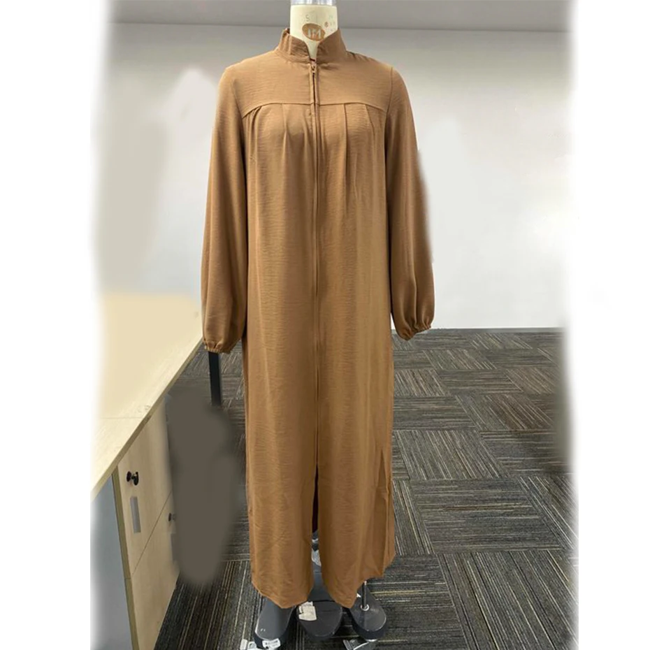 New Muslim Clothes for women Abaya Dress Solid Loose Islamic Prayer Long Dress Female Modest Outfits Ramadan Eid Clothing