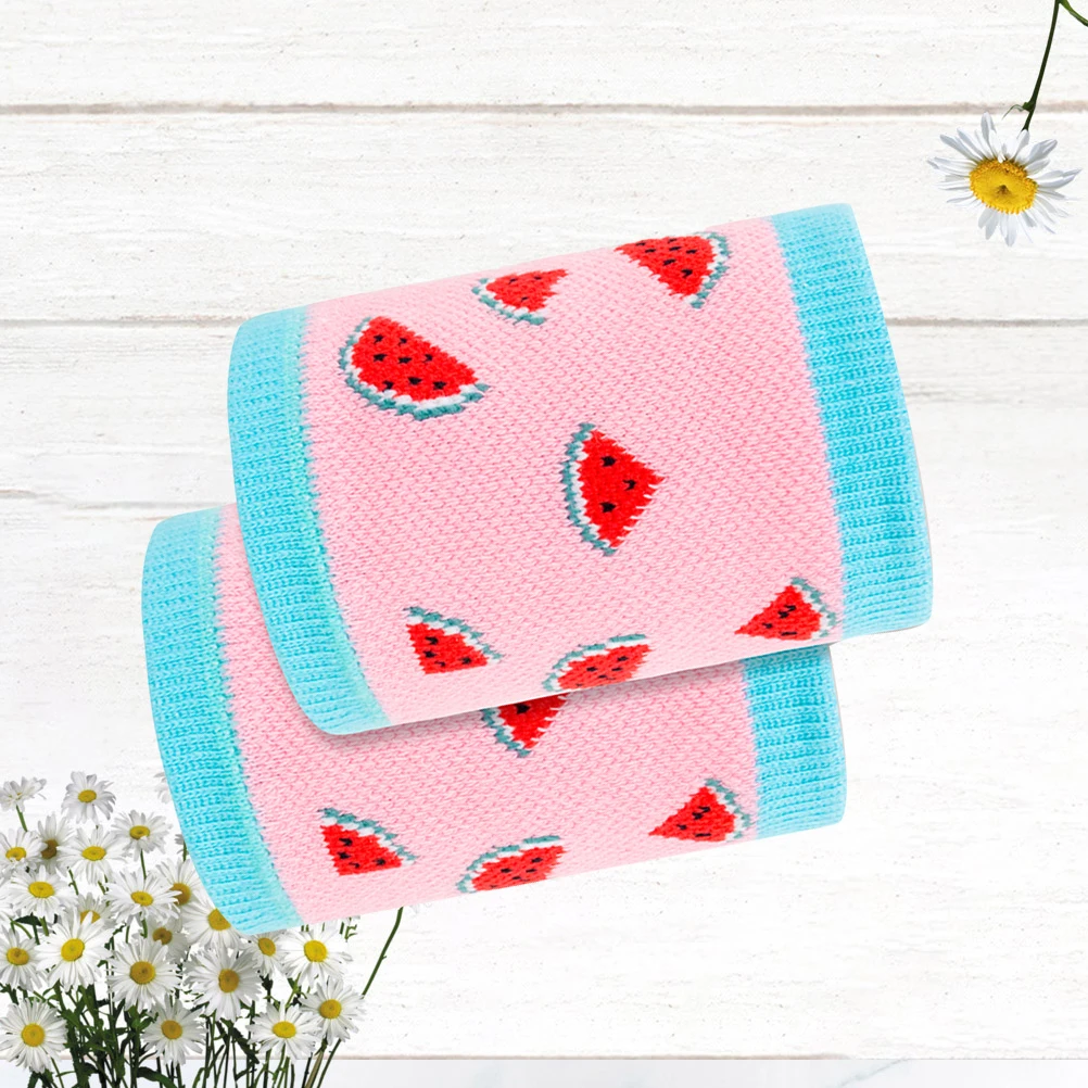 

1Pair Sports Wristband Fitness Breathable Compression Wrist Brace Pink Blue Protective Wrist Support for Exercise Jogging Yoga