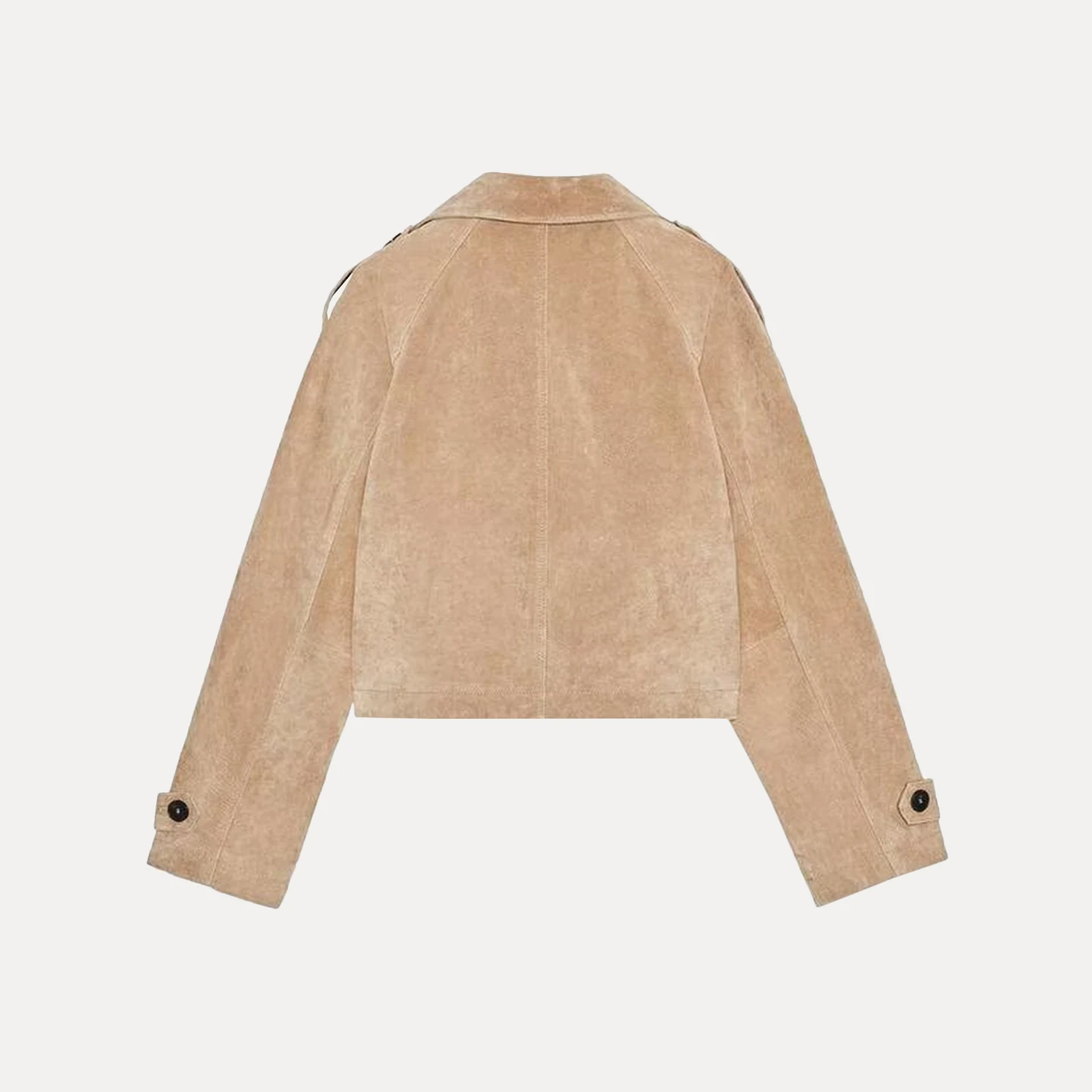 معطف نسائي من الجلد الخالص من Faionable ort Jaet وصل حديثًا للخريف وصل حديثًا مجموعة خريف 2025 ماركة Z #4