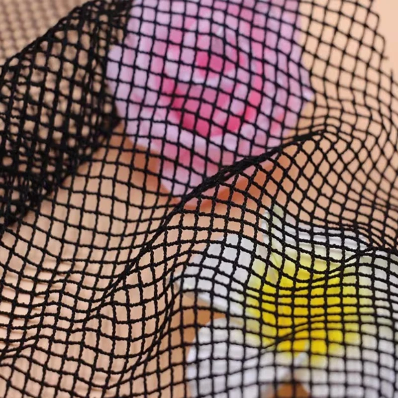 Fashion Fishnet Stretch Fabric Jeans Sexy Mesh Cloth Trendy Netting Clothing Handmade Sewing DIY Home Decoration Craft Material