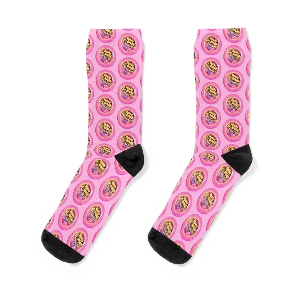 Pink Bubble Tape Socks kawaii luxe cycling Men's Socks Women's