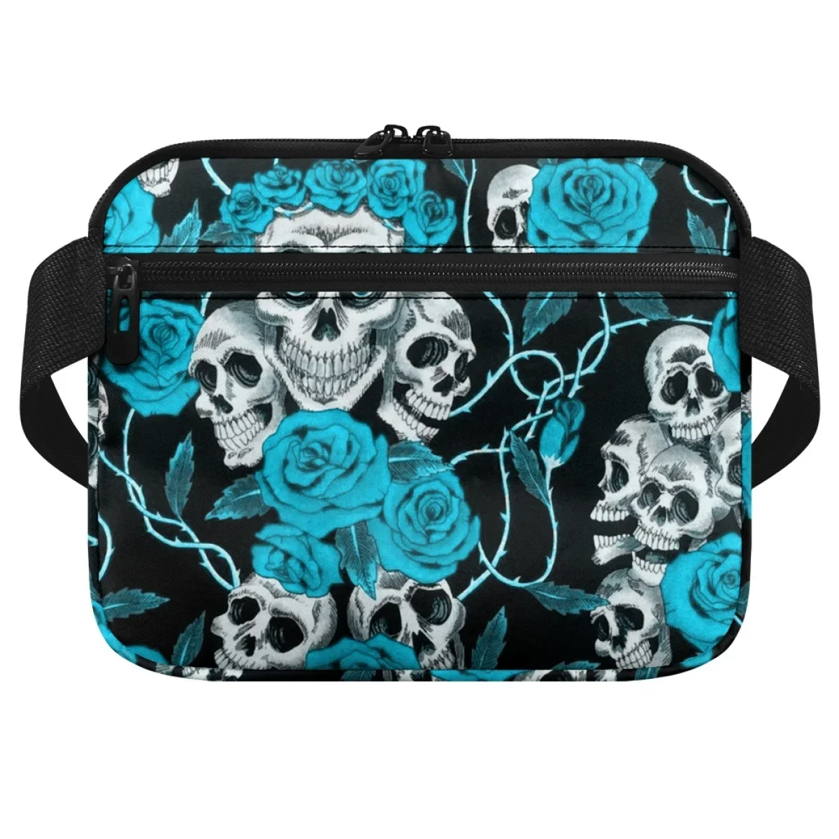 Dropshipping Skull Rose Design Portable Nurse Waist Bag Halloween Gift for Stethoscopes Bandage Scissor Medical Tool Holder New