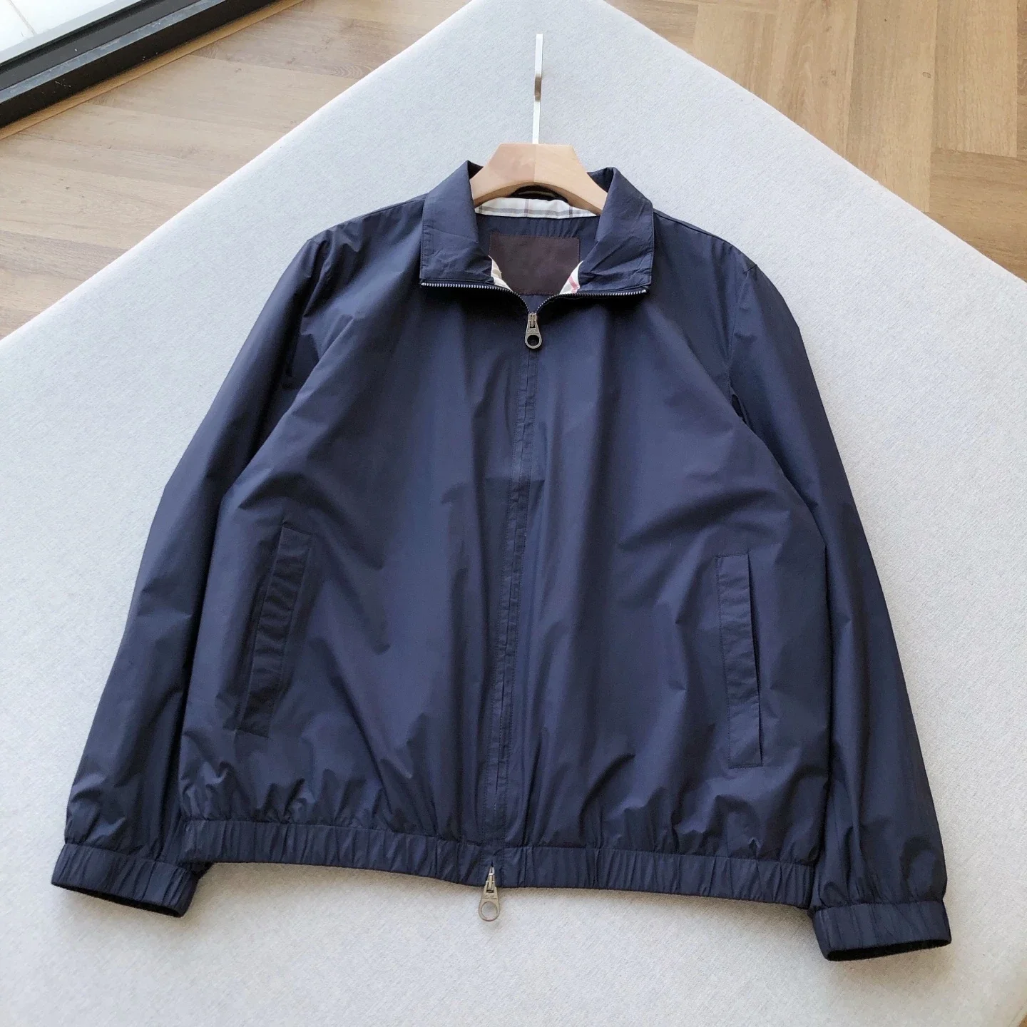 

LP Italy 25aw loose solid color windproof lapel jacket