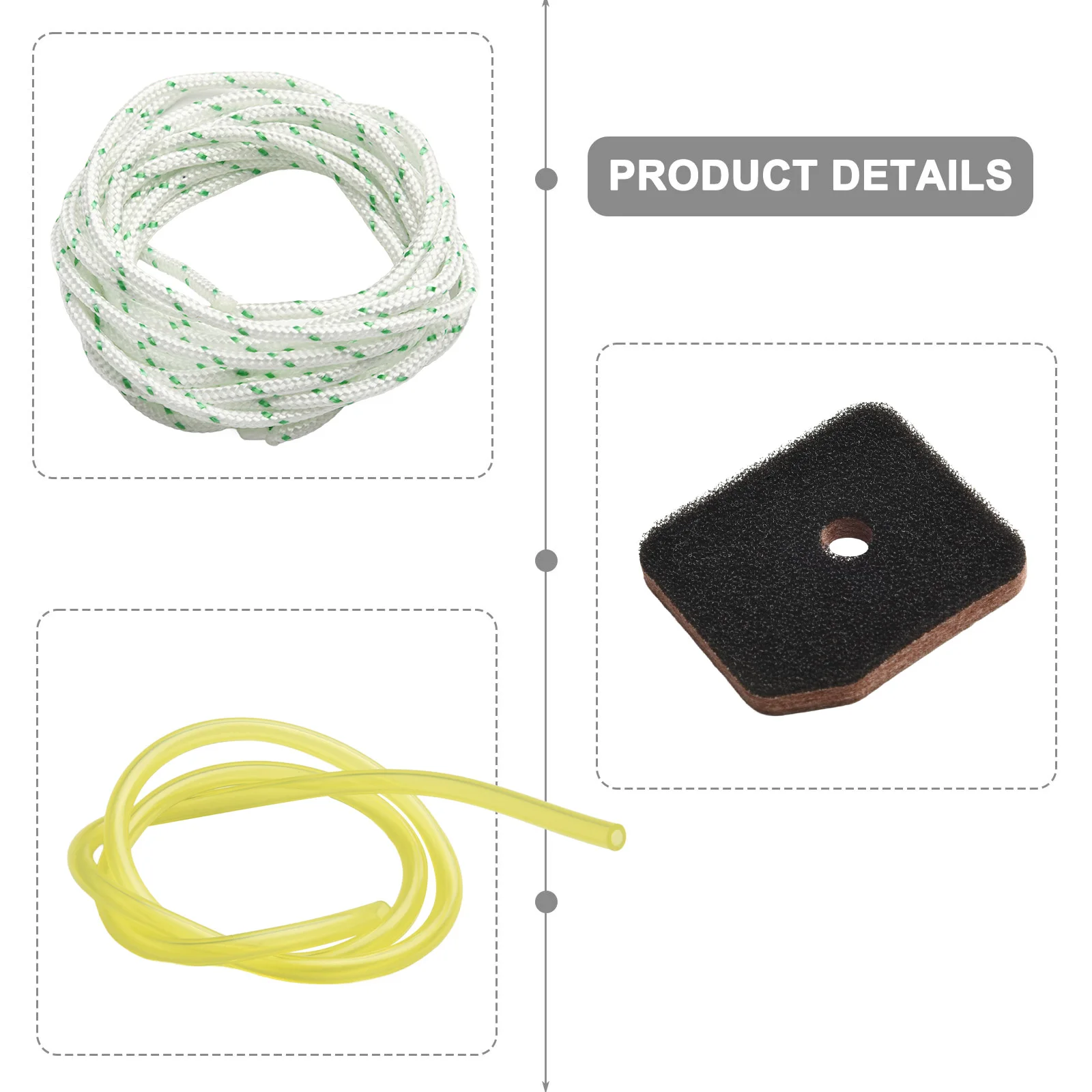 Replacement Parts Kit Featuring Air Filter for Equipment Suitable for Models like HSR1 & HSR2 8 Total Components