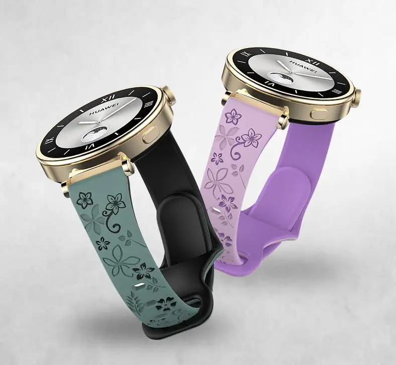 18mm Silicone Watch Strap For Huawei Watch GT 5 41mm/GT4 GT 4 41MM For Huawei Watch GT5 Pro 42MM Replaceable Wristband Universal