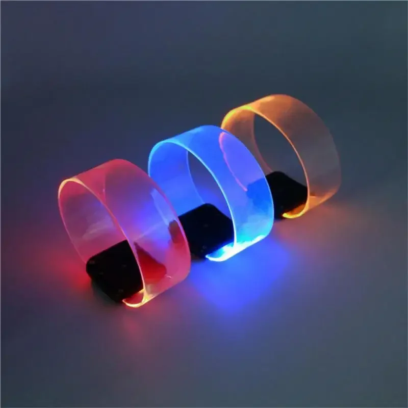 7Pcs/Set LED Light Up Armband Wearable Running Arm Belt Glow The Dark for Running Walking Cycling Concert Roller Skates Light