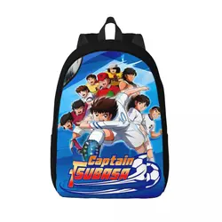 Captain Tsubasa  Football Team Backpack for Men Women Cool High School Business Daypack Anime Laptop Canvas Bags Durable