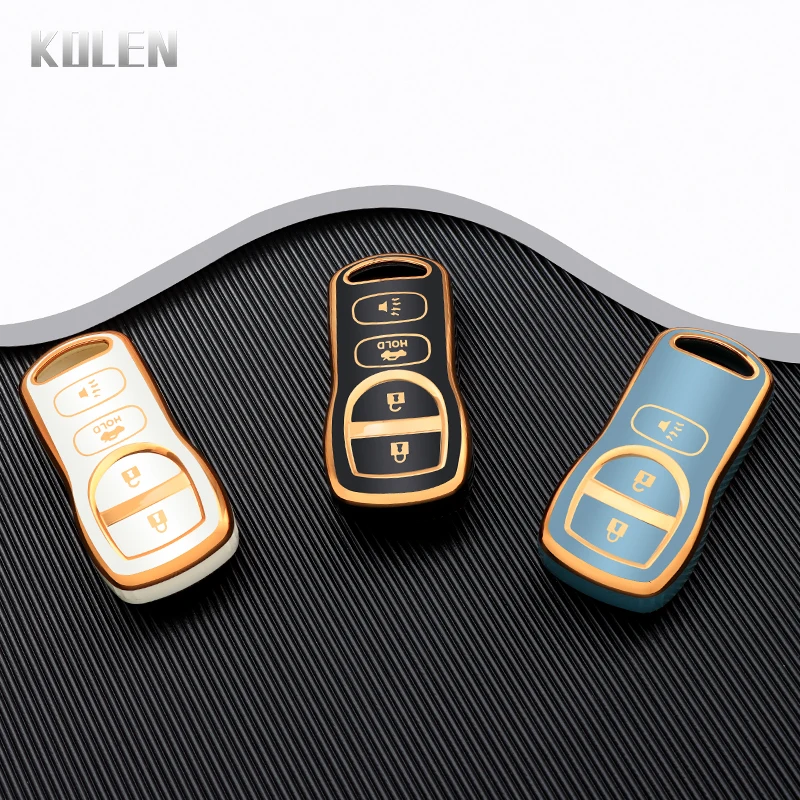 TPU Car Key Cover Case Shell Fob For Nissan Armada Frontier Murano Pathfinder Quest Titan Xterra X-trail T30 Tiida Infiniti QX56