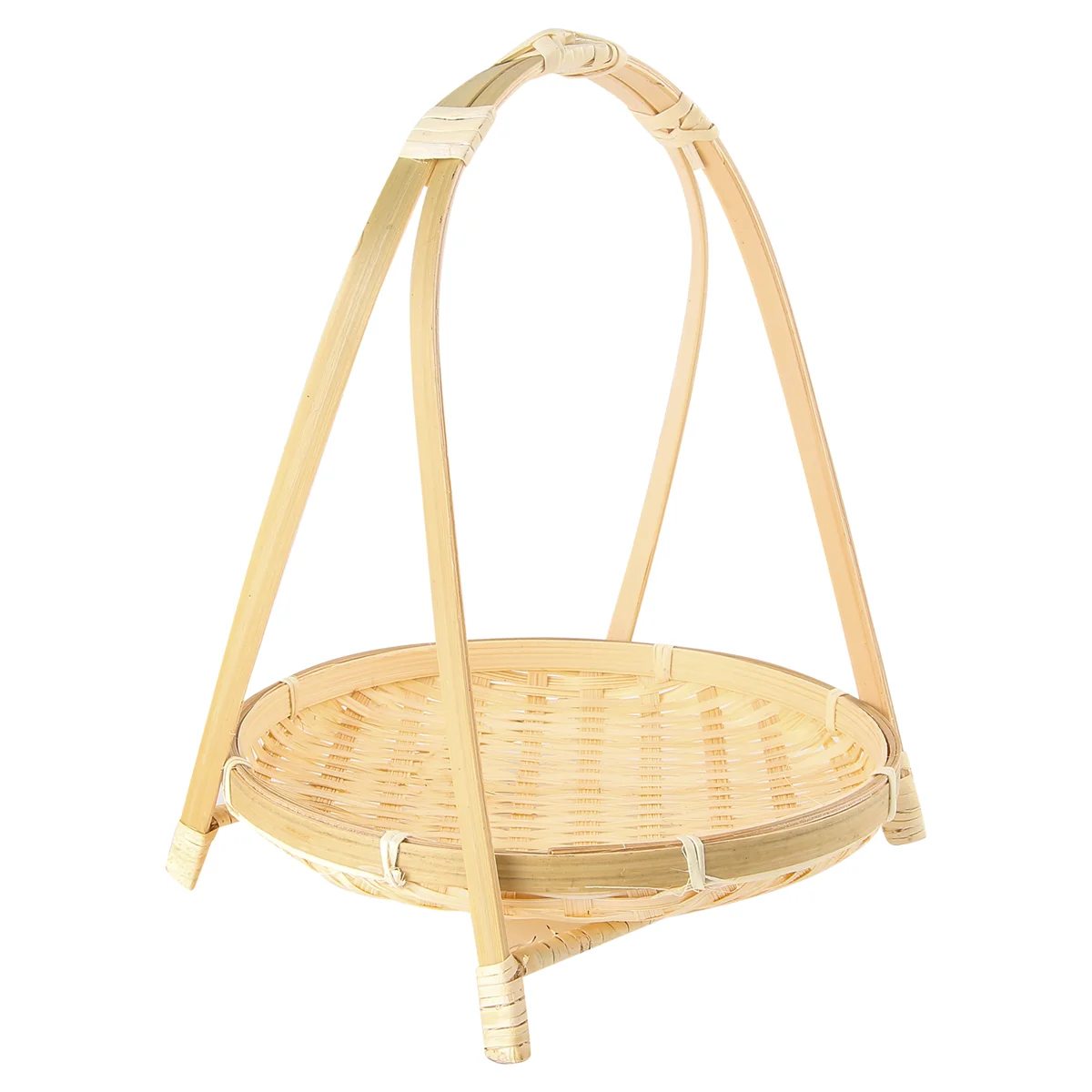 woven basketBamboo Weaving Straw Baskets Tier Rack Wicker Fruit Bread Food Storage Kitchen Decorate