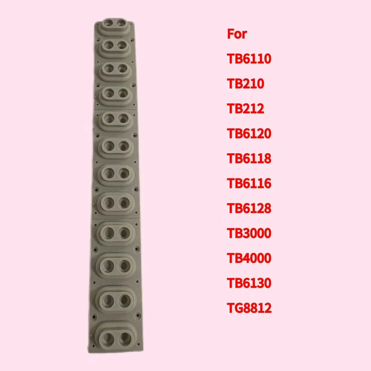 Le caoutchouc pour Ringway, TB6110, TB210, TB212, TB6120, TB6118, TB6116, TB6128, TB3000, TB4000, TB6130, TG8812