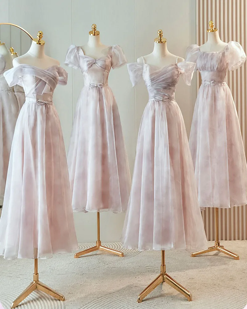 2025年新作-ブライズメイドドレス-姉妹同士の着用に最適なスリムフィットのイブニングドレス-女性用-デイリーライフにも着用可能-エレガントなウェディングパーティードレス