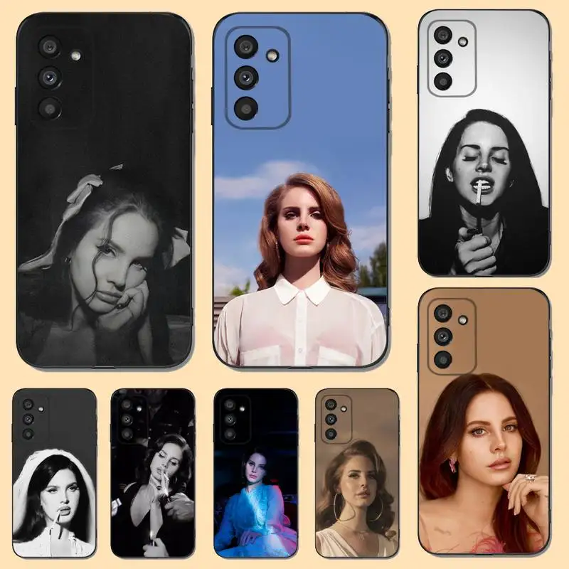 L-Lana album Del R-Rey Phone Case For Samsung S23,22,21FE 20,10lite 9,8,5plus 6,7edge Note20,20ultra Black Silicone