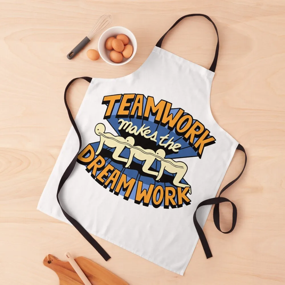 

Teamwork Apron Kitchen For Man Customizable Apron