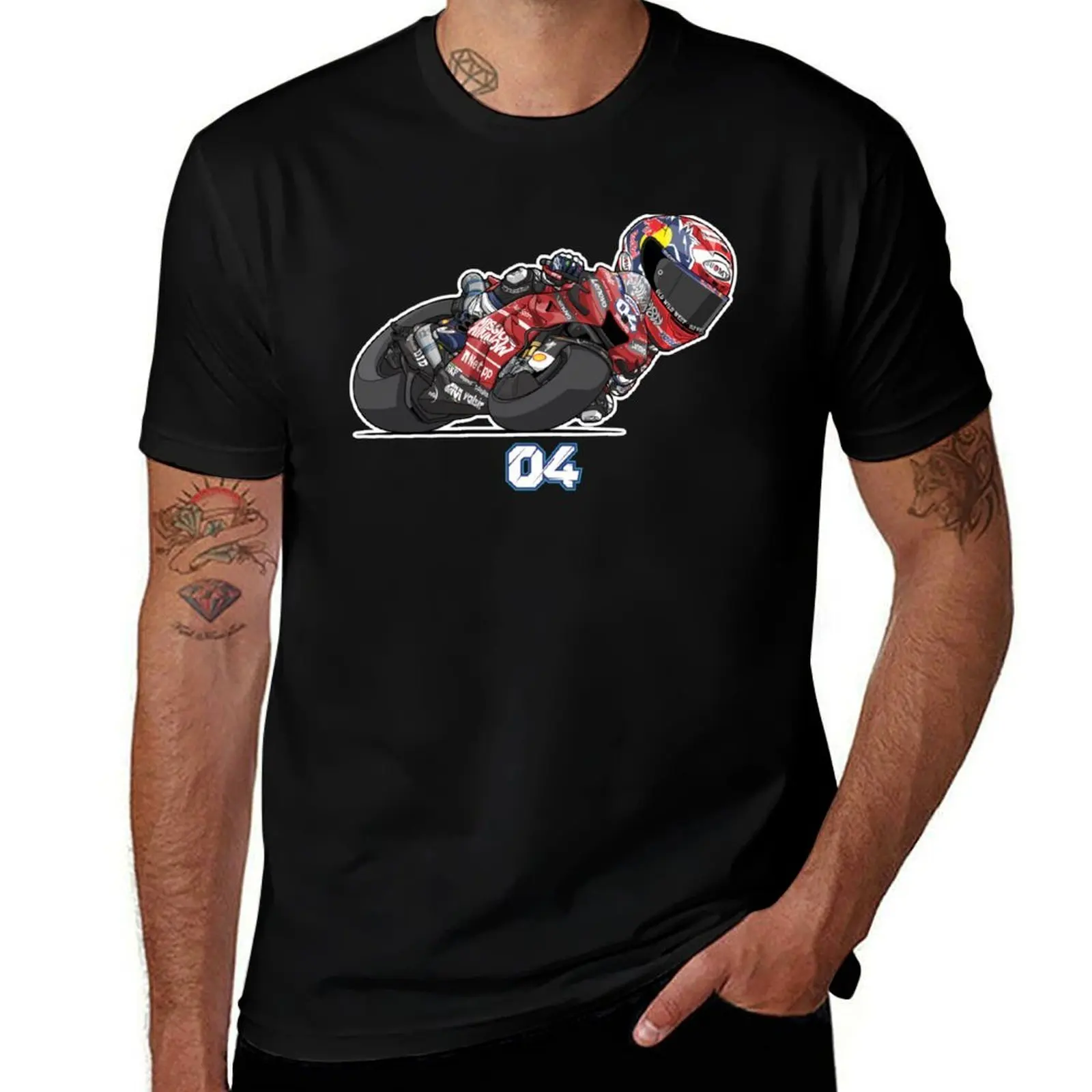 

ANDREA DOVIZIOSO V - 2 T-Shirt man t shirt summer t shirt for man 100 percent cotton T-Shirt
