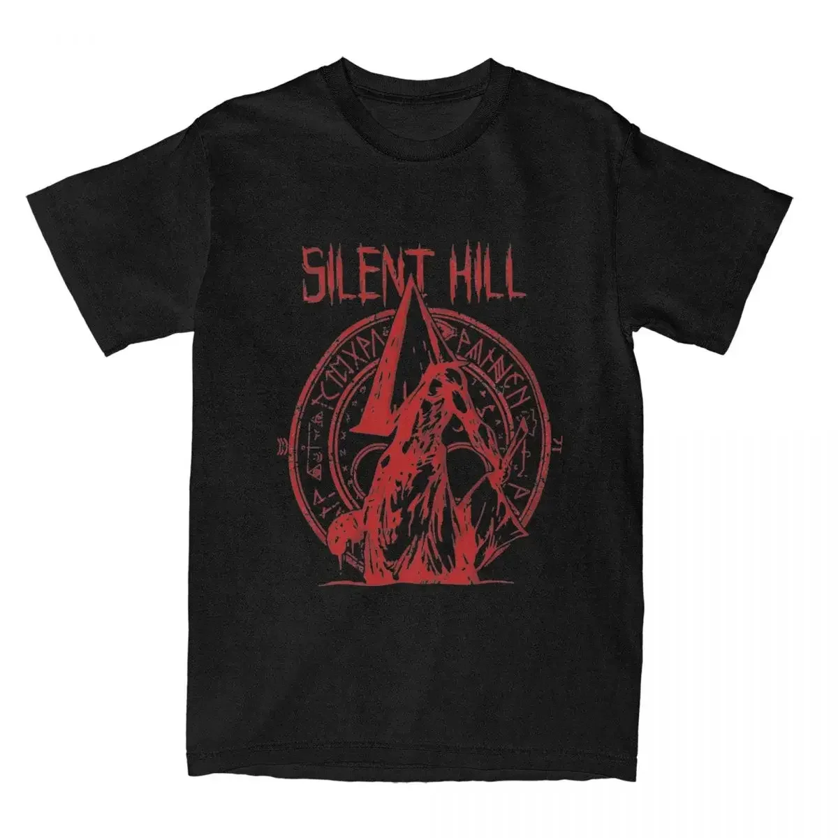 Vintage Pyramid Head The Order Silent Hill T Shirt Men Women Pure Cotton Tees Shirt Gift Idea Clothing