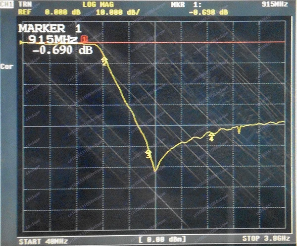 FLP-915 Low Pass Filter for 915MHz RFID, RF Coaxial LC, LPF, SMA Interfaces