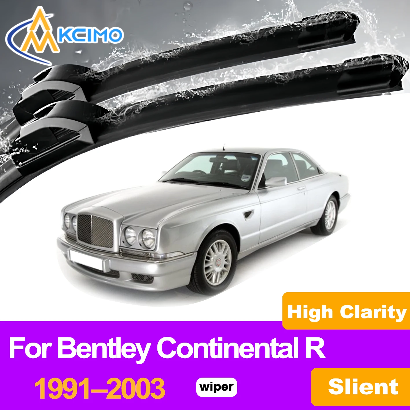 

KCIMO 2PCS Front Windshield Wiper Blades For Bentley Continental R 1991–2003, Dustproof Rainproof Snowproof Auto Accessories ﻿