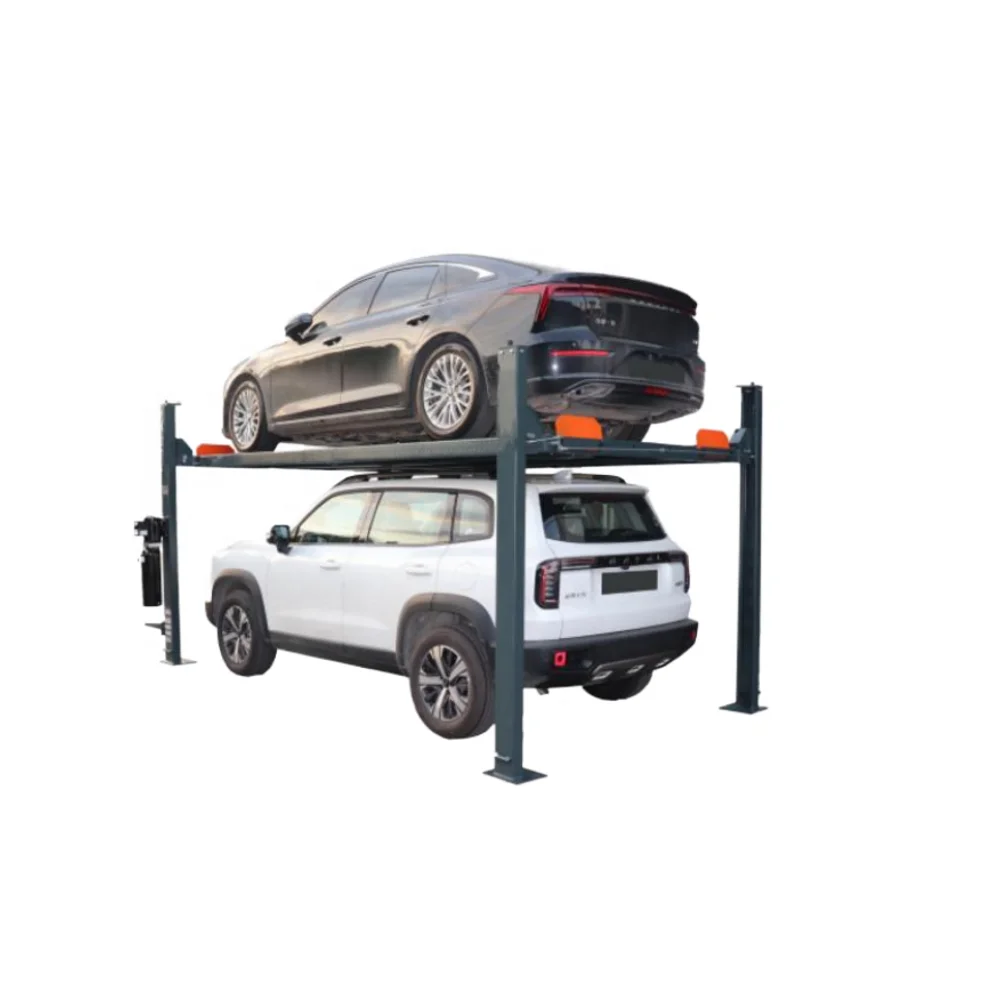 High Quality YISHUN YS-4 Electric Four Post Car Lift for Parking Spaces 3.5T Capacity
