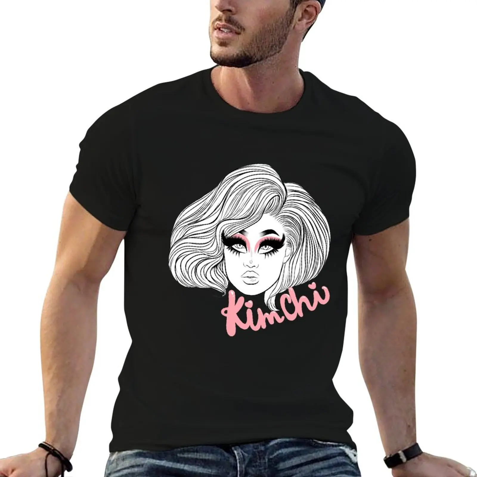 

KIM CHI T-Shirt man t shirt graphic man t shirt heavy cotton T-Shirt