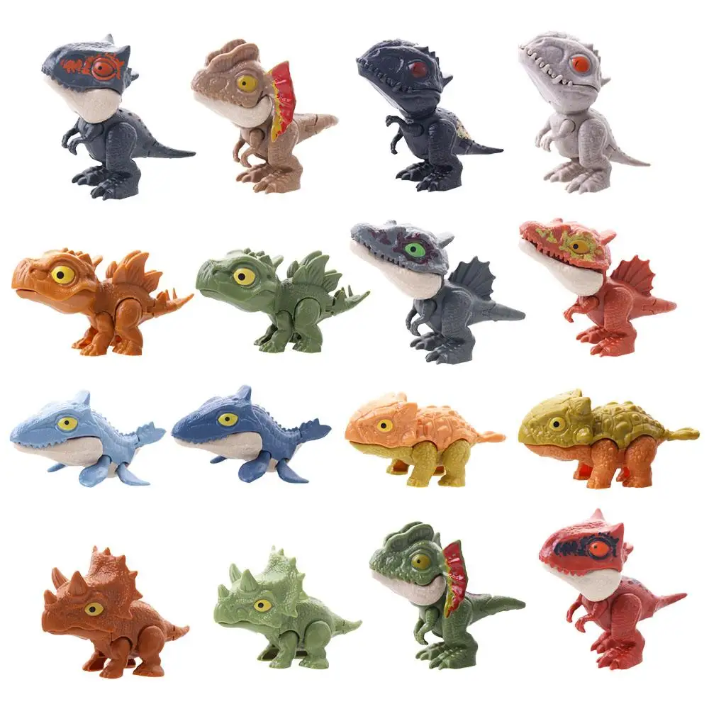 Jokes Family Games Bite Finger Game Children's Toys Simulation Movable Joints Dinosaur Toy Finger Dinosaur Dino Toy Model Toy