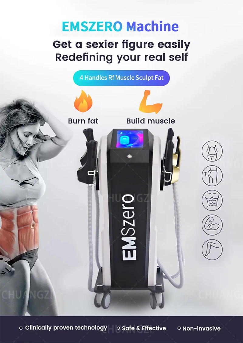 

NEW 15 Tesl 6500W EMSzero Body Sculpt Weight Lose EMS Muscle Stimulate Body Slimming Sculpting Fat Reduction Machine
