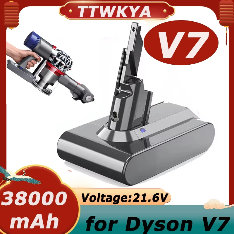 12800mAh Vacuum Cleaner Battery for dyson v7 battery,SV11 Series V7 FLUFFY Animal Rechargeable Bateria