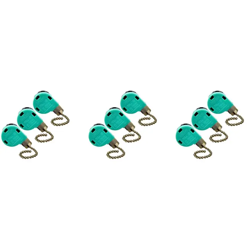 

Выключатель для потолочного вентилятора ABWR-9, 3 скорости, 4 провода, Zing Ear ZE-268S6, сменный выключатель с цепочкой для вентилятора, регулятор скорости