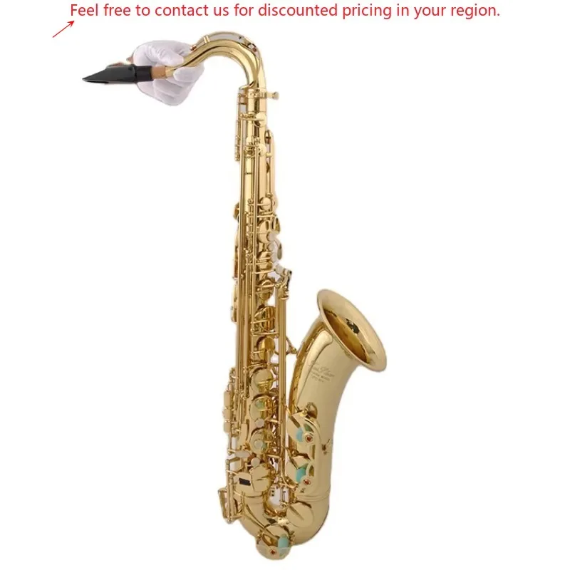 Saxofone tenor lacado dourado da marca Taishan atacado da fábrica chinesa tom BB
