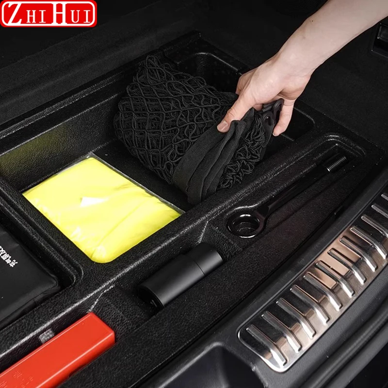 For Li Lixiang L6 L7 L8 L9 2024 2023 2022 Car Styling Trunk Fixed Mesh Pockets Luggage Storage Net Auto Accessories