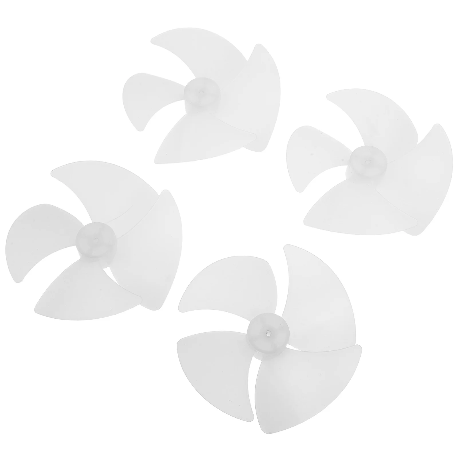 

4Pcs Microwave Motor Fan Blade Plastic Replacement Cooling Fan Accessories Quiet Operation Heavy Duty Universal Spare Parts