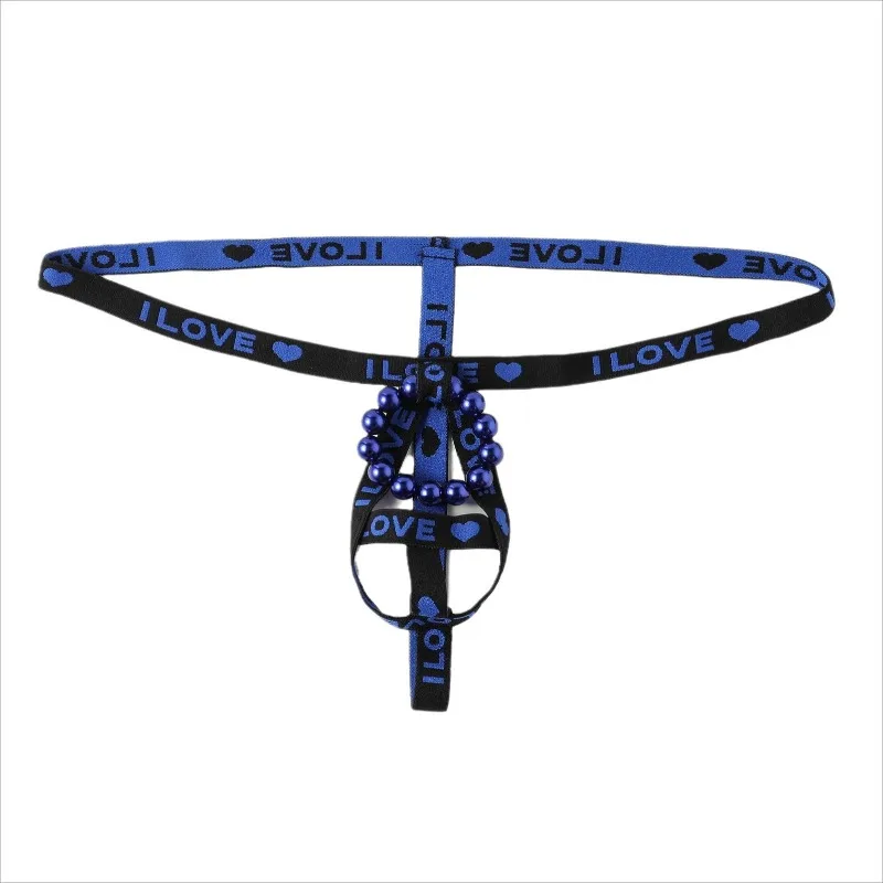 يا خاتم مطرز حزام رياضي سيسي الملابس الداخلية حزام بوق الحقيبة محسن سيور الجبهة مفتوحة ثقب Pensi g-سلسلة مثلي الجنس المثيرة الملابس الداخلية #5