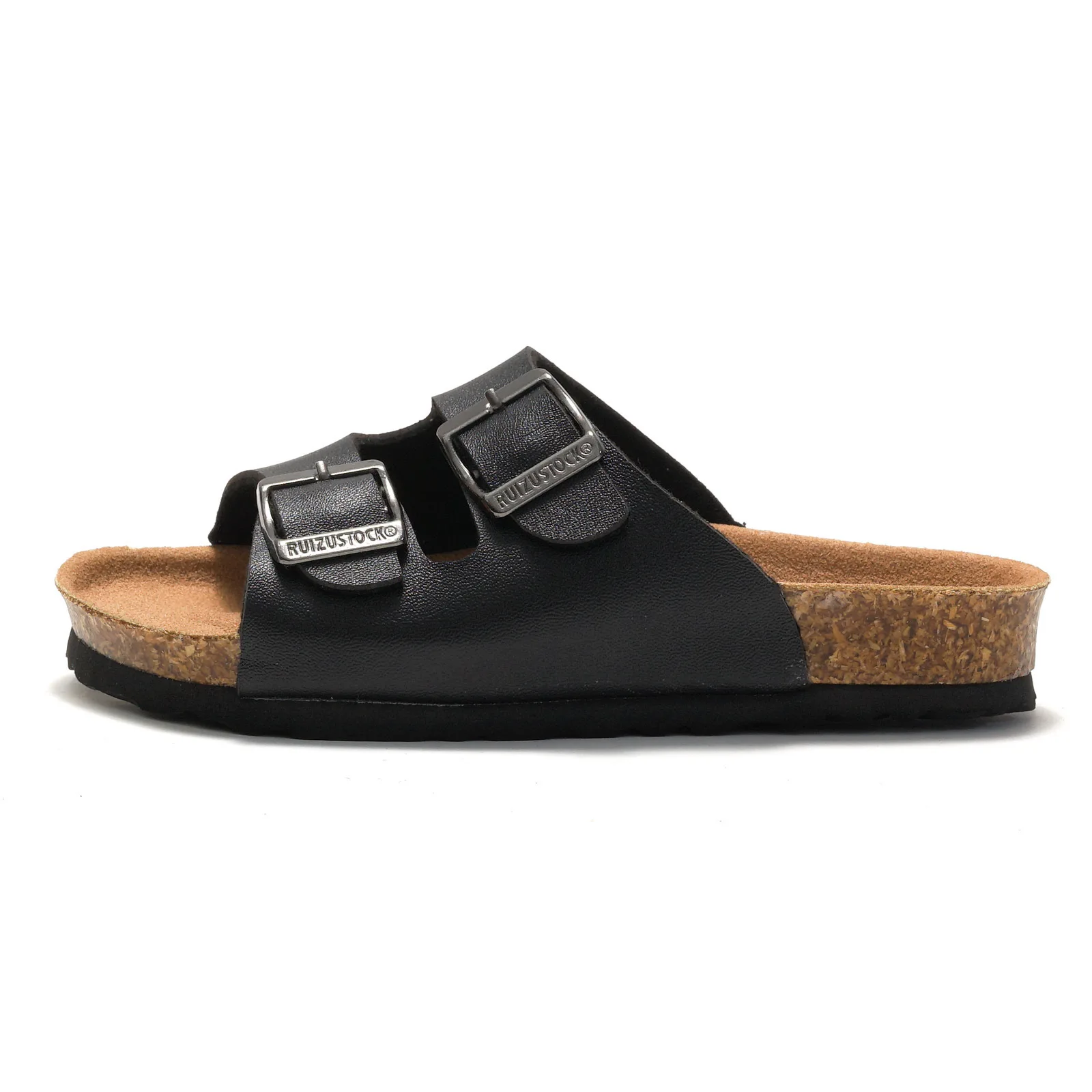 

New Summer Cork Sole Children One-Strap Slippers Kids Large Size Beach Shoe Outdoor Sandals Boy Girl Shoes Non-Slip Home Slipper