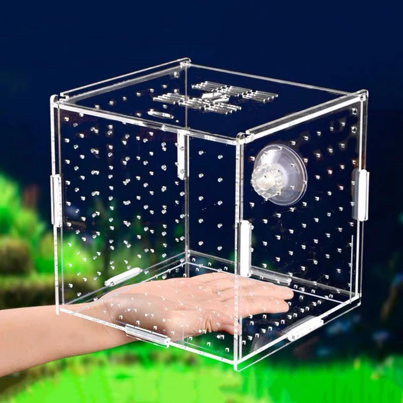 Aquarium Isolation Box Acrylic Fish Breeder Box Breeding Isolation Box Fish Hatchery Divider Aquarium Accessories Fish Supplies