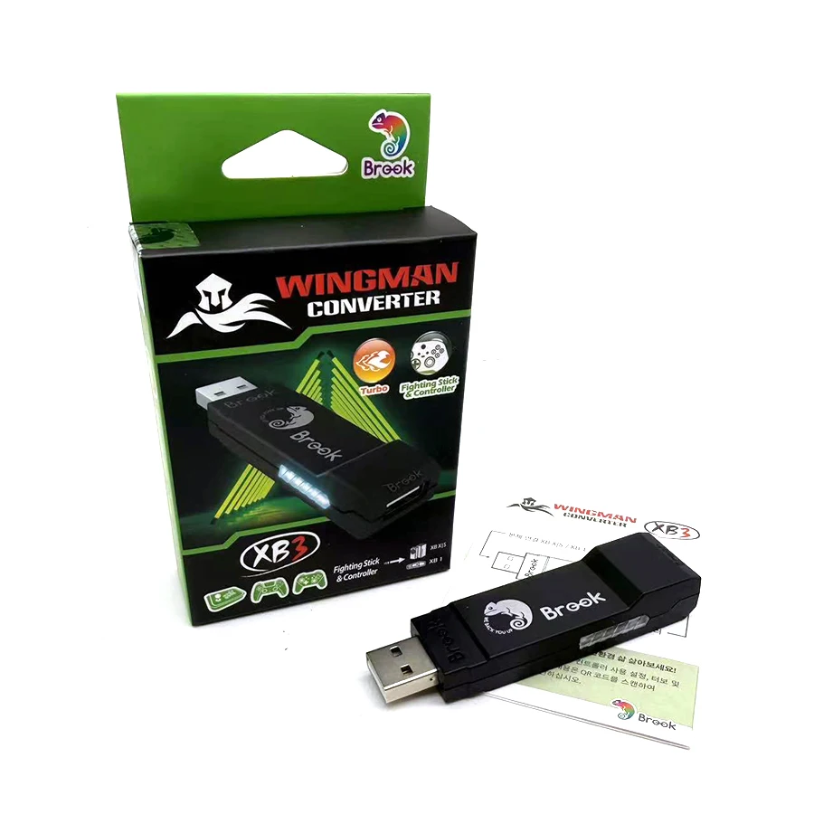 Brook Wingman XB3 Converter Adapter for Xbox Original/Xbox 360/PC for PS5/PS4/Switch Pro Controllers