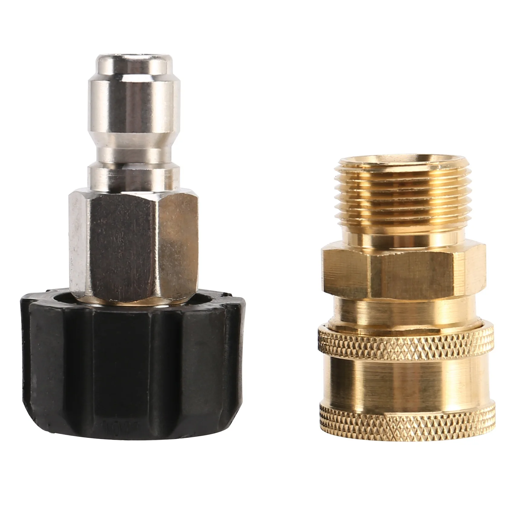 Conjunto de adaptador de lavadora de alta pressão Luckshopping Kit de conexão rápida, métrico M22-15Mm, TWIS292