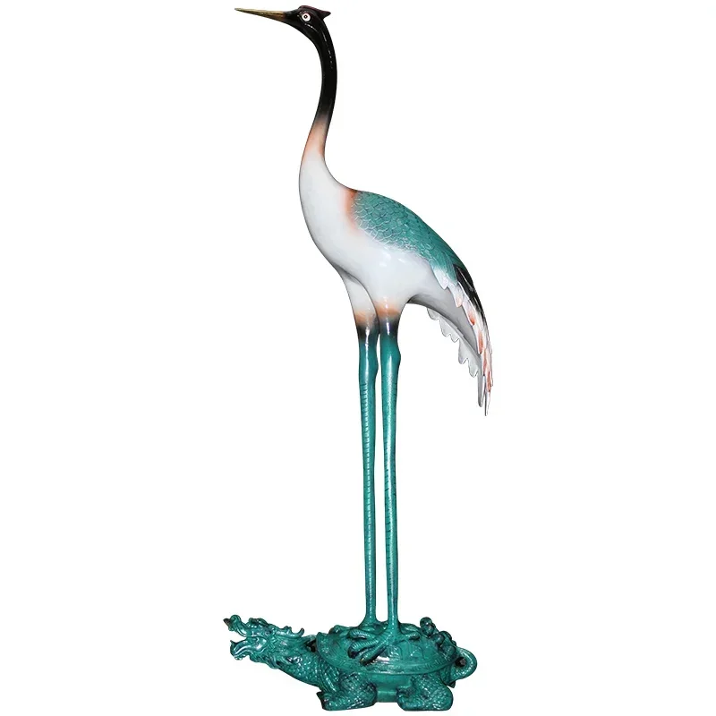 

Медная декоративная статуэтка «Голова журавля» для прихожей/холла