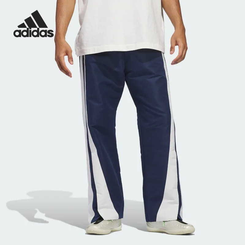 Adidas Four Seasons Unisex Classic Wide Sweatpants, Basketball Woven Trousers for men women Gym & Daily Wear KB7532