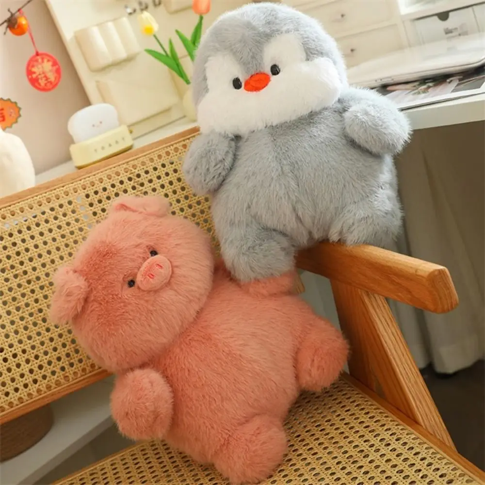 Appease Doll Pig Koala Plush Toys Soft Simulation Penguin Animal Plush Pillow Unique Cute Otter Plush Doll Birthday Gift