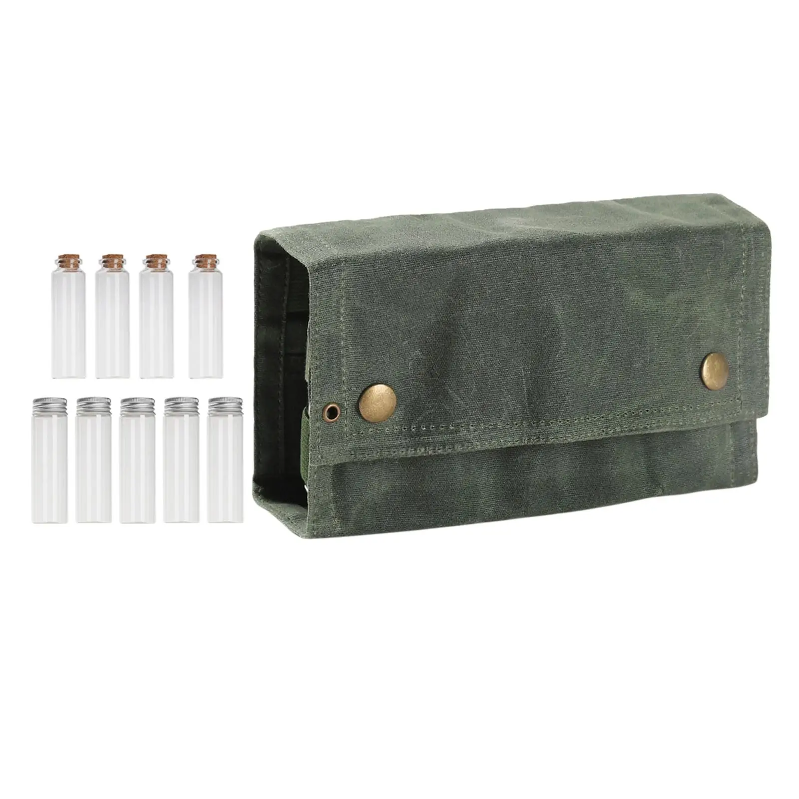 with Canvas Bag Ultralight 9x Glass Food Grade Organizer Sealing for Outdoor Cooking Accessories Barbecue Gourmet