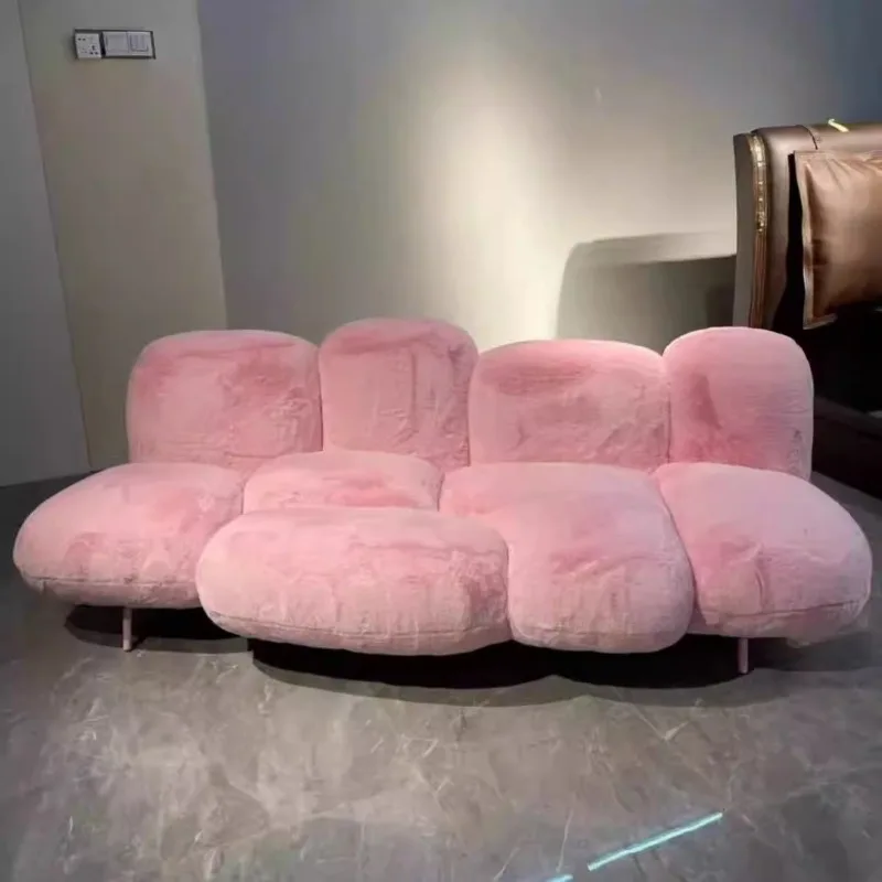 

Princess room cream wind romantic French style creative puff sofa chair