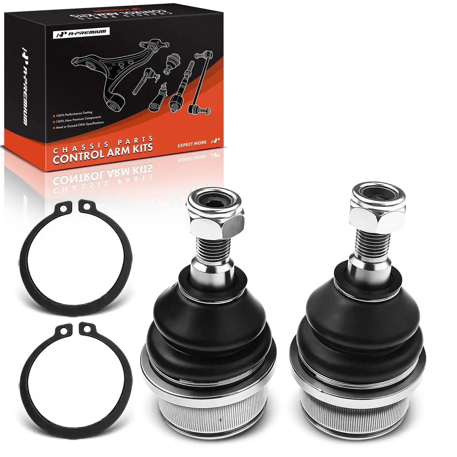 A-Premium 2x Front Lower Ball Joint for Jeep Grand Cherokee 2005-2010 Liberty 2008-2012 Commander Dodge Nitro 2007-2011